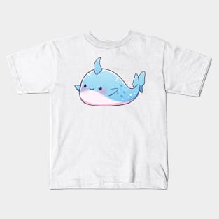 simple drawn narwhal Kids T-Shirt